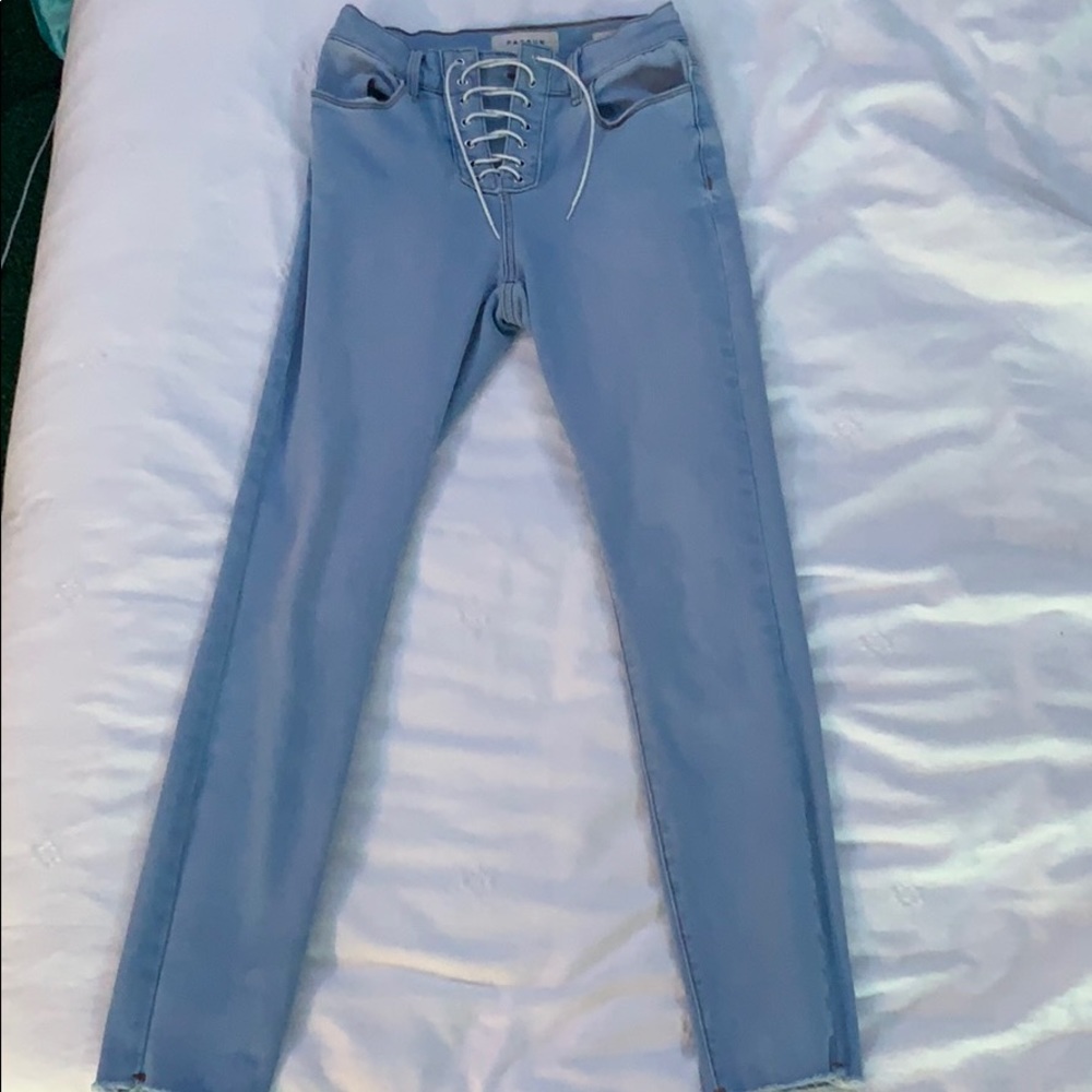 Pacsun Lace-Up High Rise Ankle Jegging